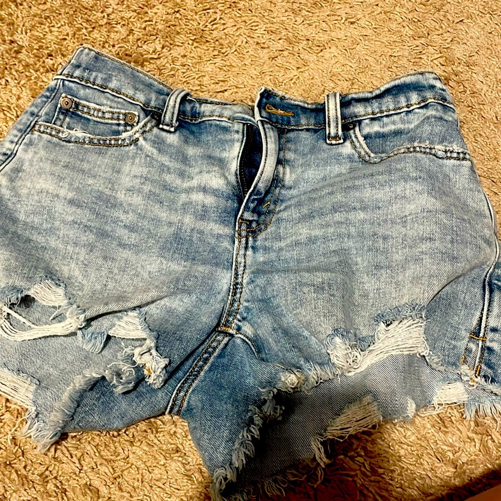 Aerie denim shorts